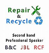 Repair and recycle professional speaker driver
